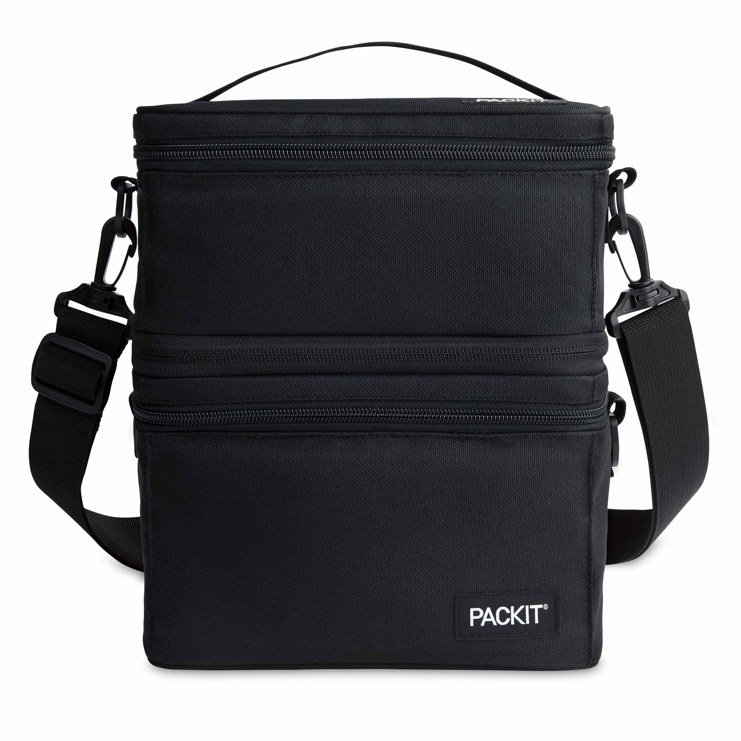 Amazon.com: PackIt MOD 3-IN-1 Lunch Box, Black, Triple